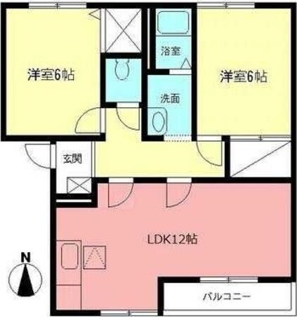 ビューラー上星弐番館の物件間取画像